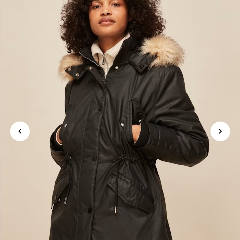 Whistles Willmer Waxy Parka
